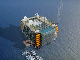 Reclaiming oil rigs as oceanic eco-resorts