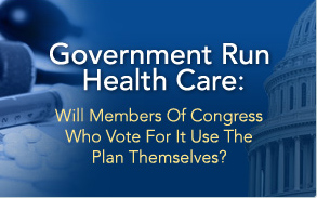 Congressman wants Lawmakers to enroll in Government Health Care