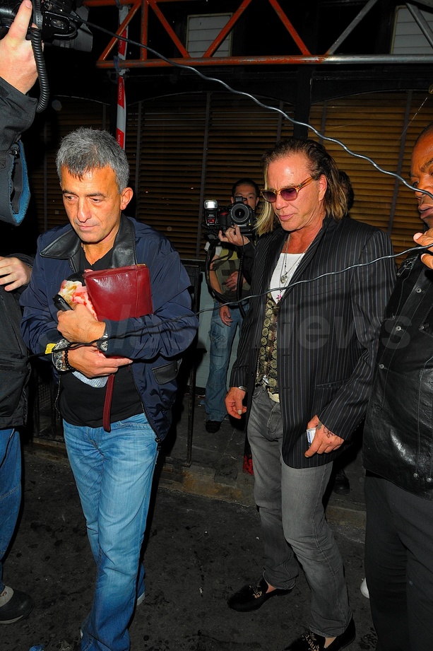 Mickey Rourke Against The Ropes