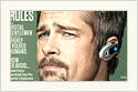 Brad Pitt Wearing Bluetooth, Looking Old