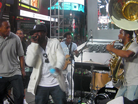 Roots Perform Surprise Times Square Show
