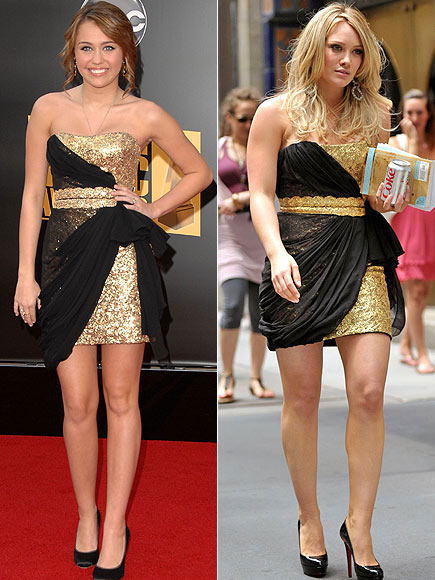 Fashion Face-Off: Miley Cyrus vs. Hilary Duff