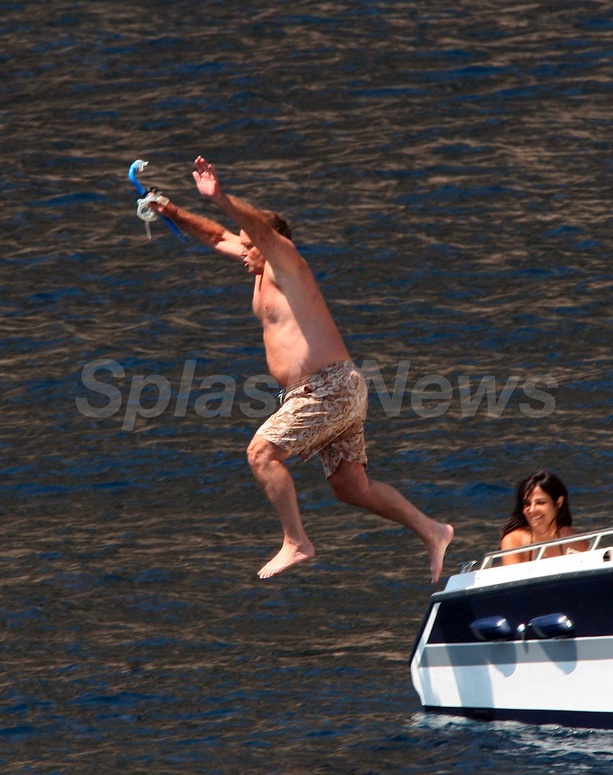 Jack Nicholson And His Moobs Take A Dip