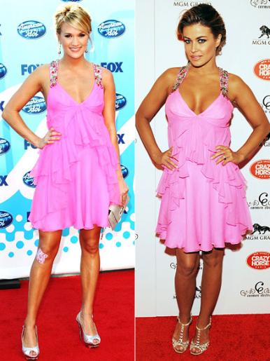 Fashion Face-Off: Carrie Underwood vs. Carmen Electra