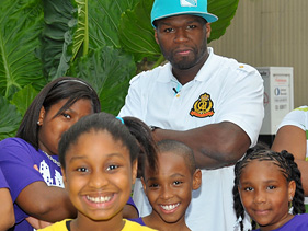 50 Cent Brings ‘Family Day’ To New Jersey Amusement Park