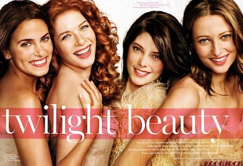 New Moon Beauties Featured in Glamour
