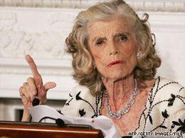 Eunice Kennedy Shriver hospitalized