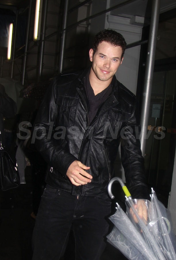 Kellan Lutz Keeps Dry