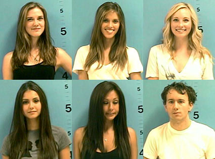 The Vampire Diaries Cast Members: Arrested for Photo Shoot