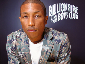 Pharrell Works The Register At His Clothing Store For Fashion’s Night Out