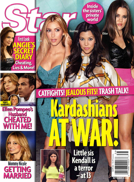 Star: Kardashian sisters at war: catfights, drama & immaturity