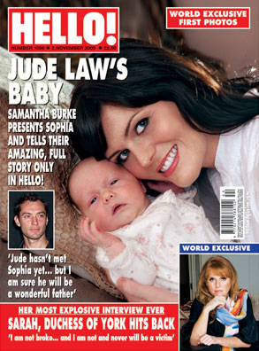 Hello, Samantha Burke and Jude Law Love Child!