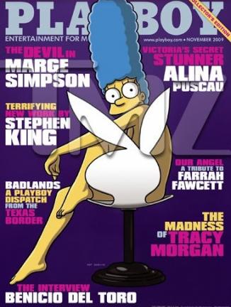 Marge Simpson Playboy Pictures: Funny or Freaky?