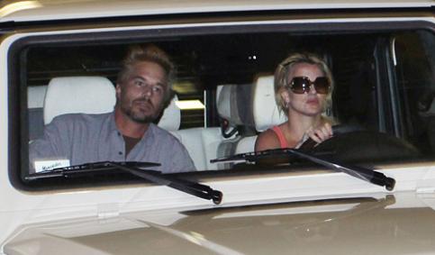 Britney Spears and Jason Trawick Go For a Spin