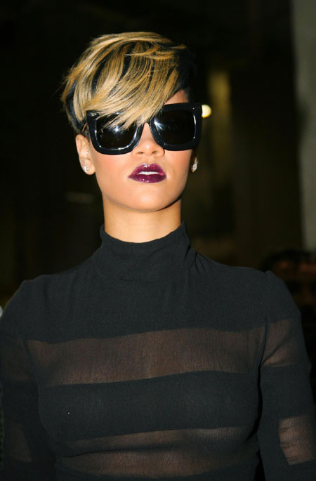 Rihanna in Some See Thru Dress of the Day