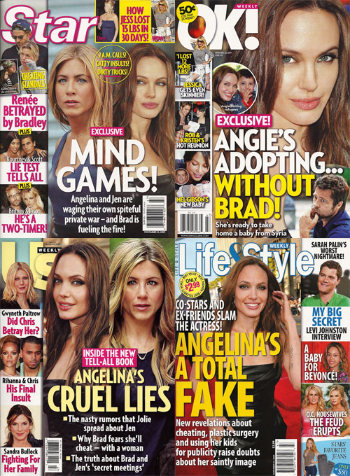 This Week In Tabloids: Angelina’s Adoption & Drug Rumors; Tom Cruise Talks To Ashtrays