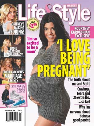 Kourtney Kardashian Loves Being Pregnant