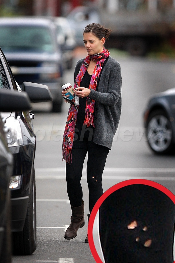Katie Hole-mes Needs New Leggings