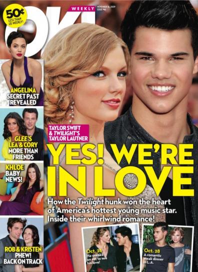 Taylor Lautner and Taylor Swift: So In Love!