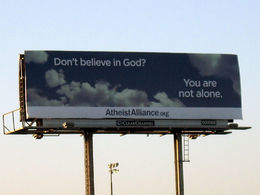 Death Threats force removal of Atheist Billboard