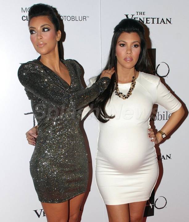 Kourtney "Having A Hard Time" With The Baby Weight