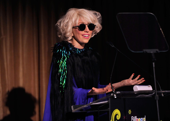 Lady Gaga Wins a Fashion Award, Promotes Safe Sex