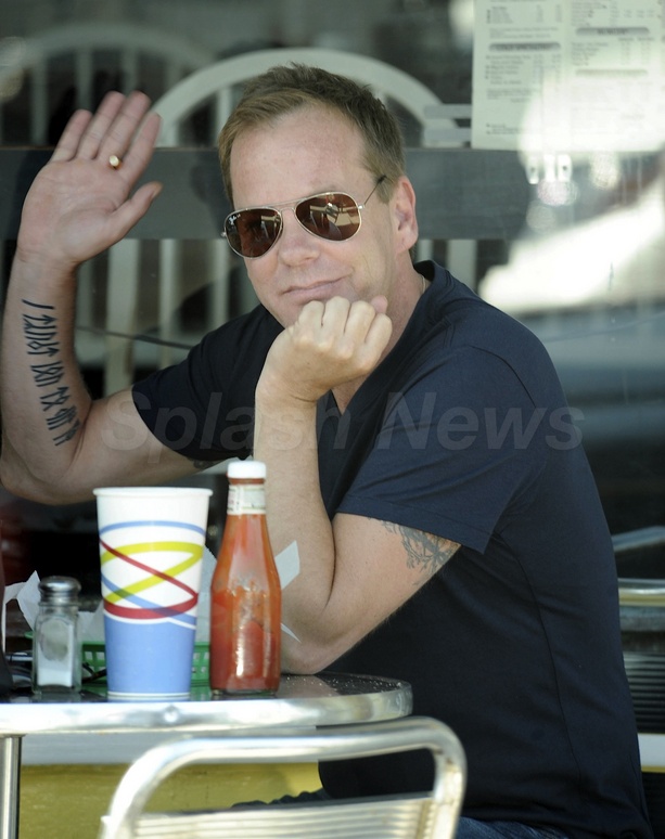 First Round Is On Kiefer Sutherland