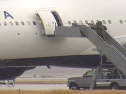 Explosive device set off aboard airliner