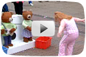 Little Girl Dancing With the Bears