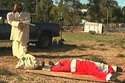 Jesus Versus Santa Display