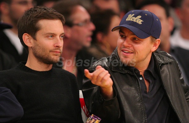 Leonardo DiCaprio & Tobey Maguire: Lakers Lads