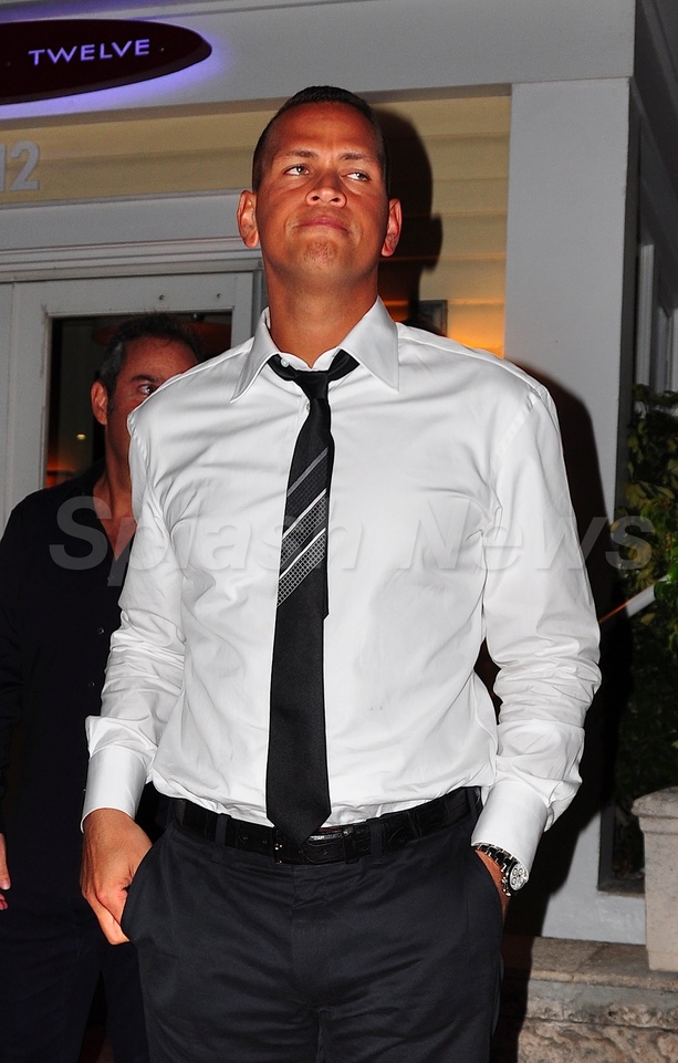 Alex Rodriguez Minus Kate Hudson In Miami