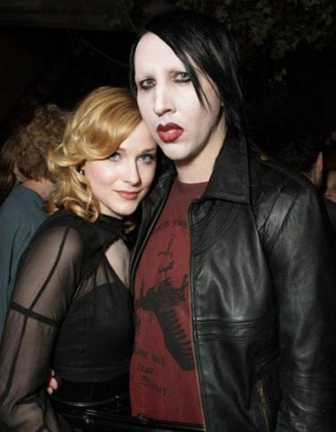 Evan Rachel Wood and Marilyn Manson: Back On!