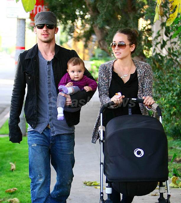 Cam Gigandet Out With Dominique & Everleigh Rae