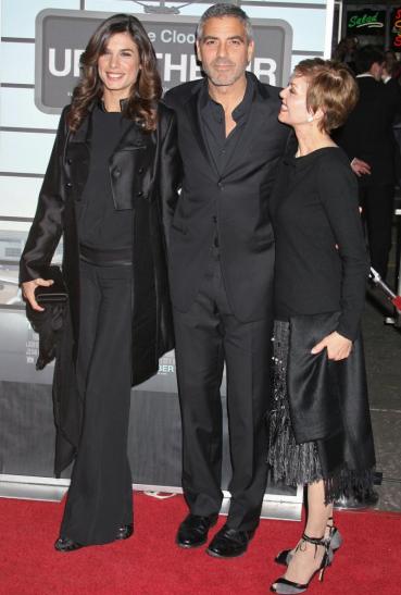 George Clooney Premieres Up in the Air, Shows Off Elisabetta Canalis