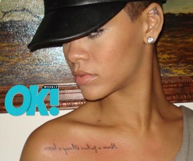 Rihanna Gets New Tattoo: Sexy or Stupid?