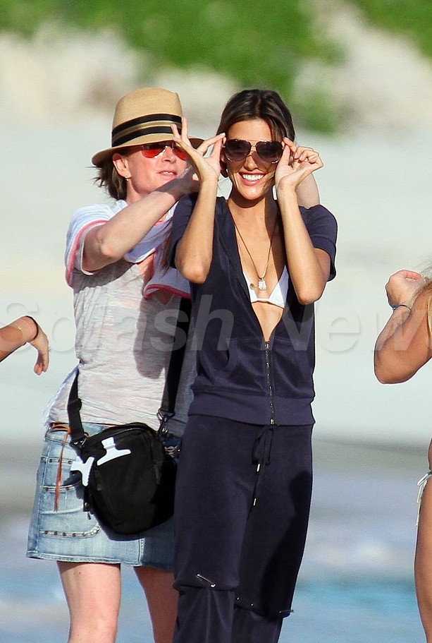 Alessandra Ambrosio Hits The Beach For Victoria’s Secret