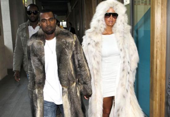 Amber Rose and Kanye West: Friends with Fur