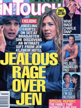 Sources: Angelina Jolie in "Jealous Rage" Over Jennifer Aniston; Brad Pitt Attacked!