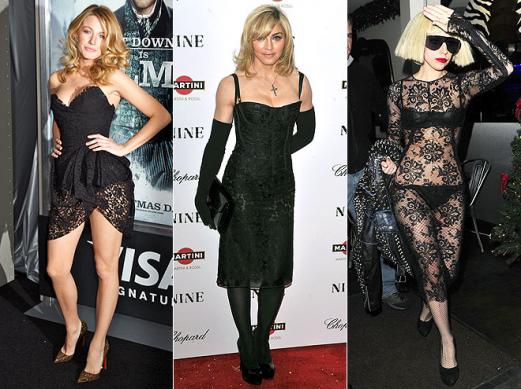 Celebrity Fashion Face-Off: Blake Lively vs. Madonna vs. Lady Gaga