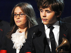 Paris, Prince Jackson Pay Tribute To Michael Jackson At Grammys