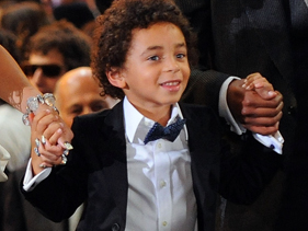 Solange Knowles’ Son Joins Jay-Z And Rihanna On The Grammy Stage