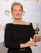 Meryl Streep Wins Best Actress, Rambles at Golden Globes