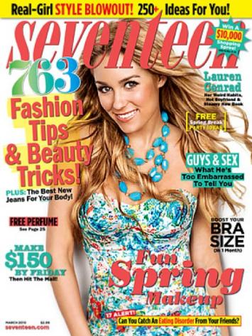 Lauren Conrad: Seventeen Cover Girl