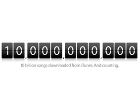 iTunes Sells 10 Billion Songs