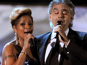 Mary J. Blige, Andrea Bocelli Brought ‘Heavy Emotion’ To Grammy Duet For Haiti