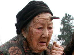 Old woman (101) grows devil-like horns!