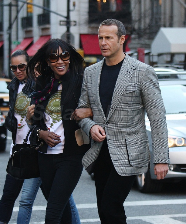 Naomi Campbell Steps Out