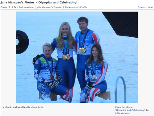 Mancuso’s Facebook Fans Think Lindsey Vonn Is Fugly and Fat [Olympic Hangover]