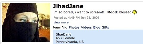 The Strange Case of Jihad Jane, Blonde Terrorist from Pennsylvania and MySpace [Homegrown]